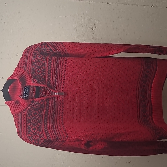 Chaps Ralph Lauren 100% cotton quarter zip sweater - Picture 1 of 5